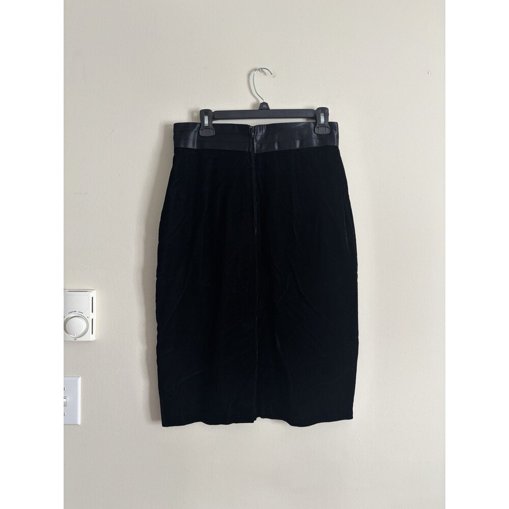 VTG 90s Jessica Scott McClintock VELVET Skirt 14 Large Whimsy Goth Y2K Formal‎